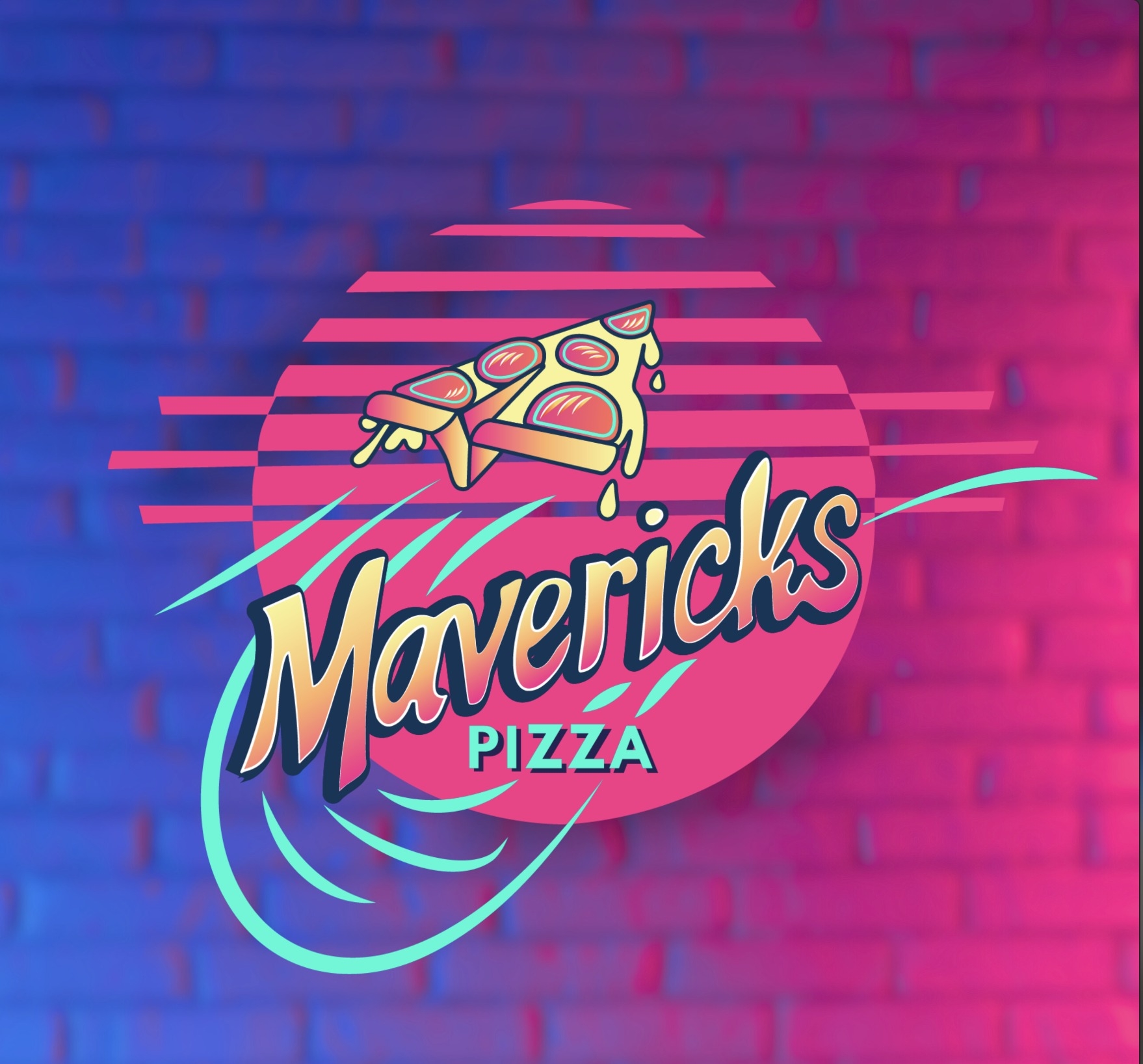 Mavericks Pizza Logo